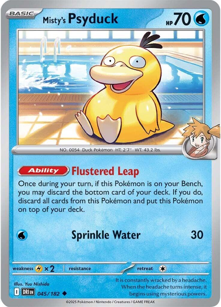Misty's Psyduck (045/182) [Scarlet & Violet: Destined Rivals] | Jack's On Queen