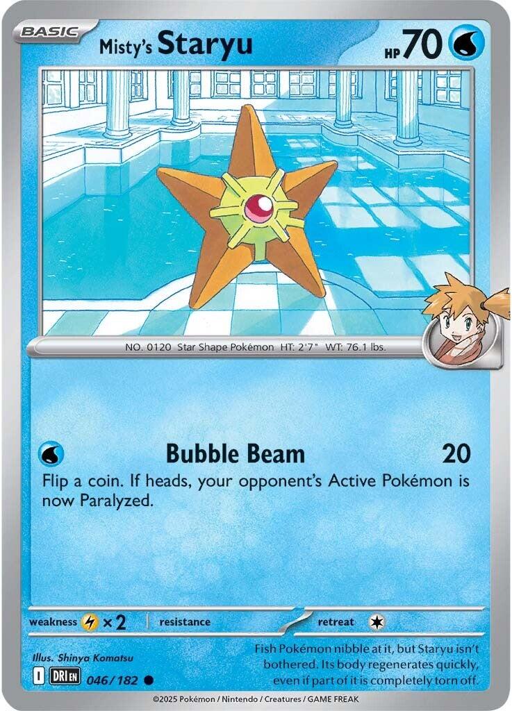 Misty's Staryu (046/182) [Scarlet & Violet: Destined Rivals] | Jack's On Queen