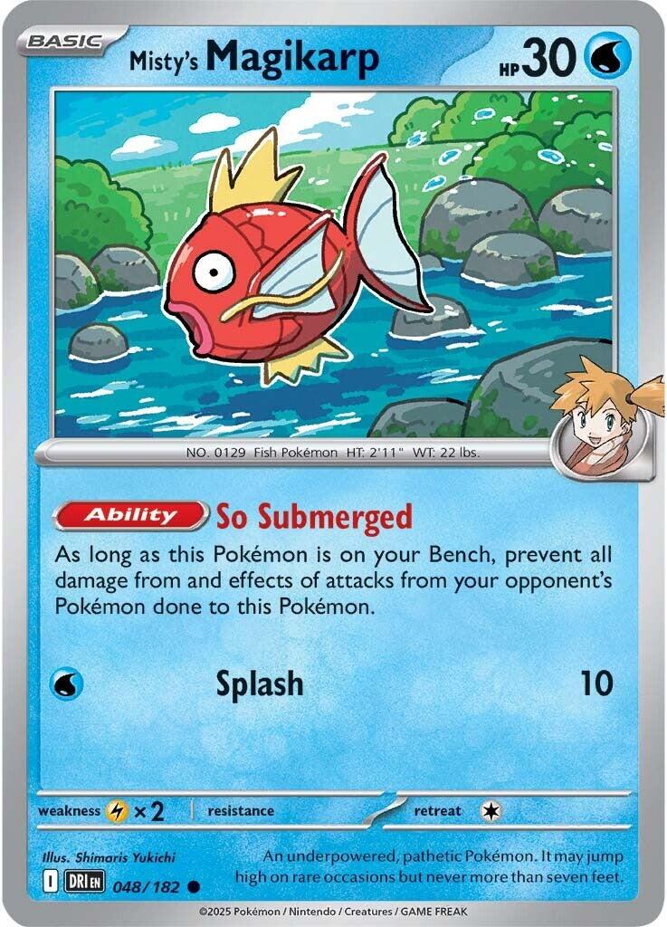 Misty's Magikarp (048/182) [Scarlet & Violet: Destined Rivals] | Jack's On Queen