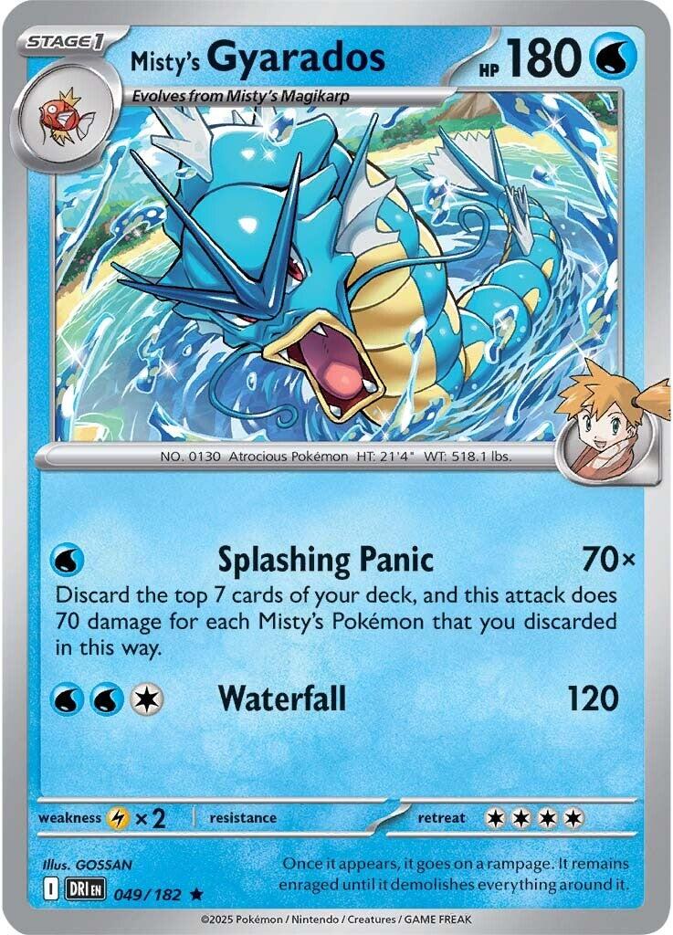 Misty's Gyarados (049/182) [Scarlet & Violet: Destined Rivals] | Jack's On Queen
