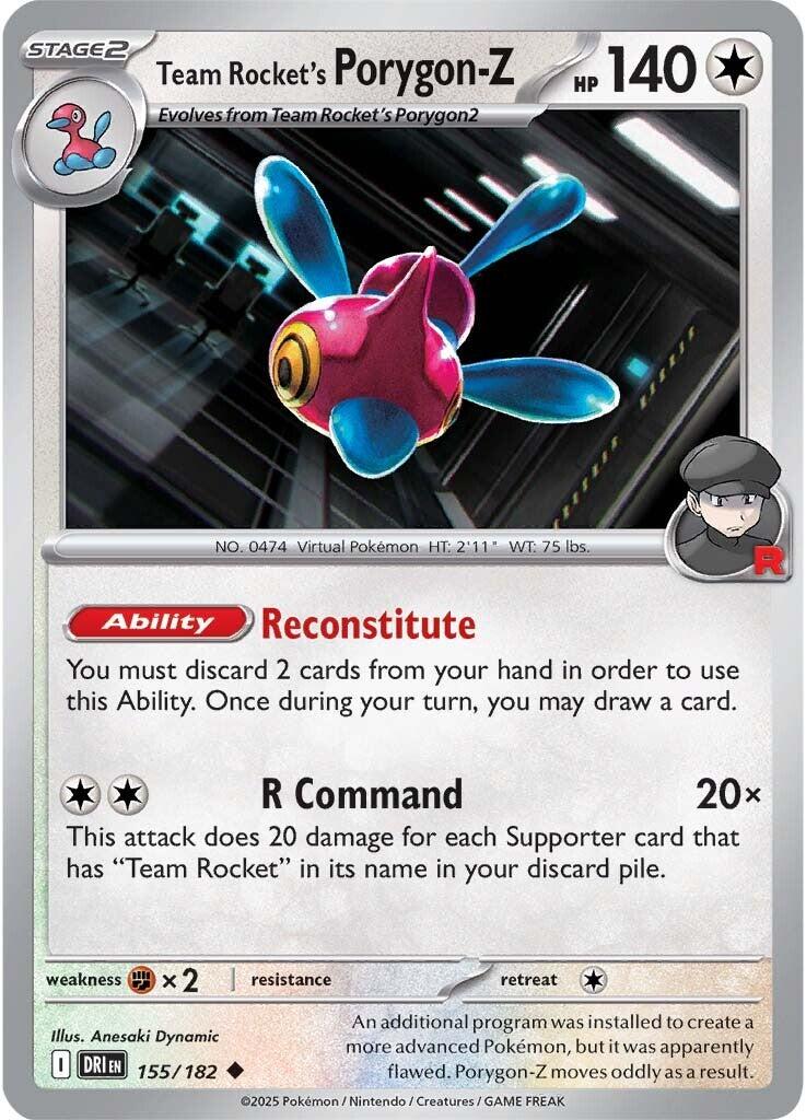 Team Rocket's Porygon-Z (155/182) [Scarlet & Violet: Destined Rivals] | Jack's On Queen