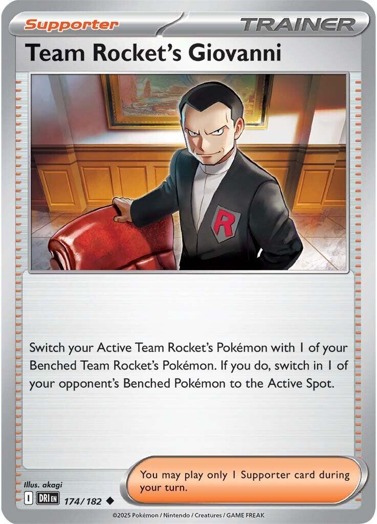 Team Rocket's Giovanni (174/182) [Scarlet & Violet: Destined Rivals] | Jack's On Queen