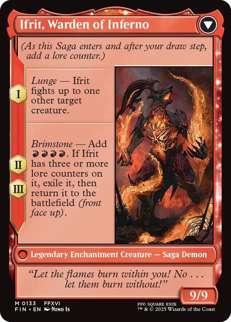 Clive, Ifrit's Dominant // Ifrit, Warden of Inferno [FINAL FANTASY] | Jack's On Queen