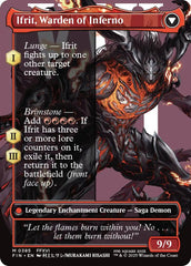 Clive, Ifrit's Dominant // Ifrit, Warden of Inferno (Borderless) (0385) [FINAL FANTASY] | Jack's On Queen