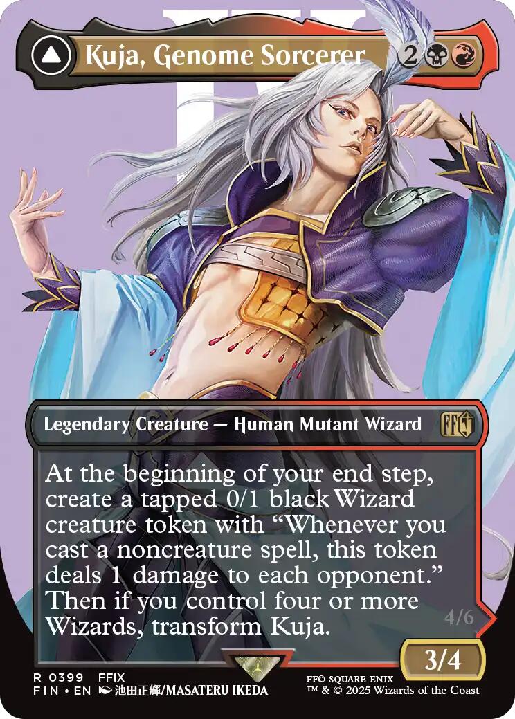 Kuja, Genome Sorcerer // Trance Kuja, Fate Defied (Borderless) [FINAL FANTASY] | Jack's On Queen