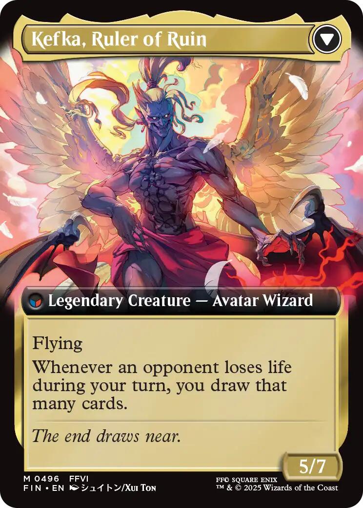 Kefka, Court Mage // Kefka, Ruler of Ruin (Extended Art) [FINAL FANTASY] | Jack's On Queen