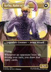Kefka, Court Mage // Kefka, Ruler of Ruin (Borderless) (Surge Foil) [FINAL FANTASY] | Jack's On Queen