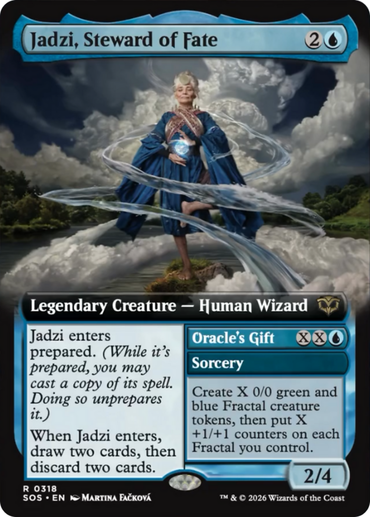 Jadzi, Steward of Fate (Extended Art) [Secrets of Strixhaven] | Jack's On Queen