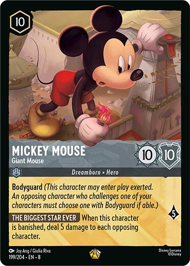 Mickey Mouse - Giant Mouse (199/204) [Reign of Jafar] | Jack's On Queen