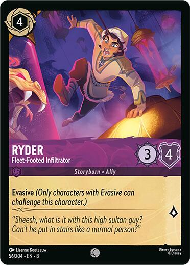 Ryder - Fleet-Footed Infiltrator (56/204) [Reign of Jafar] | Jack's On Queen