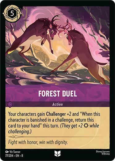 Forest Duel (77/204) [Reign of Jafar] | Jack's On Queen