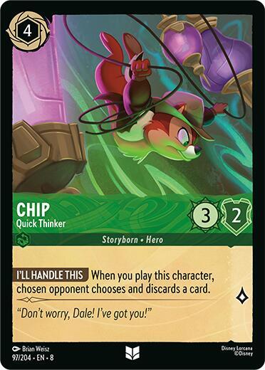 Chip - Quick Thinker (97/204) [Reign of Jafar] | Jack's On Queen
