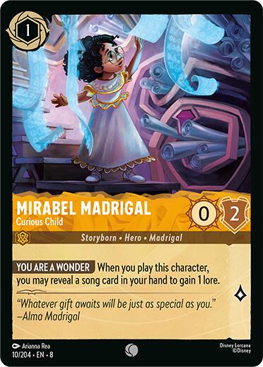 Mirabel Madrigal - Curious Child (10/204) [Reign of Jafar] | Jack's On Queen