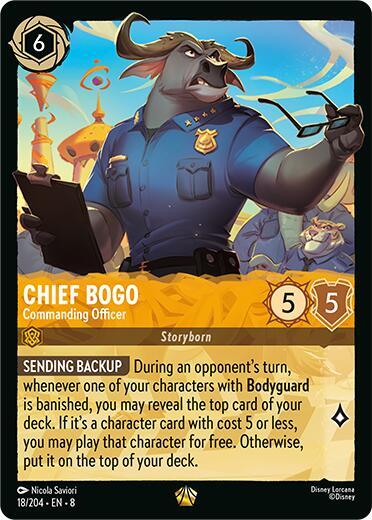Chief Bogo- Commanding Officer (18/204) [Reign of Jafar] | Jack's On Queen