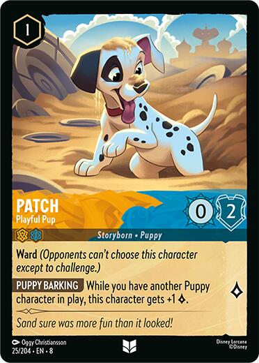 Patch - Playful Pup (25/204) [Reign of Jafar] | Jack's On Queen