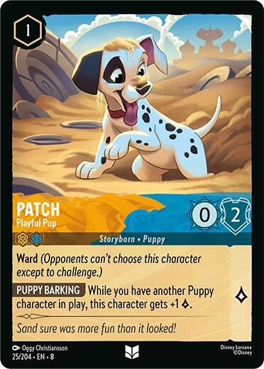 Patch - Playful Pup (25/204) [Reign of Jafar] | Jack's On Queen
