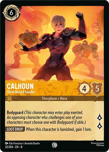 Calhoun - Hard-Nosed Leader (32/204) [Reign of Jafar] | Jack's On Queen