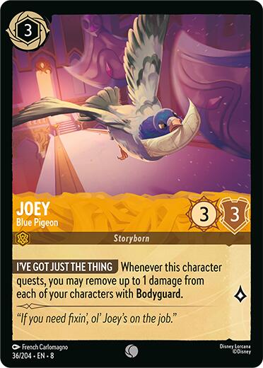 Joey - Blue Pigeon (36/204) [Reign of Jafar] | Jack's On Queen