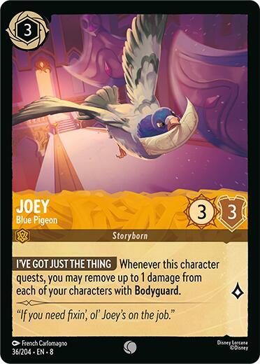 Joey - Blue Pigeon (36/204) [Reign of Jafar] | Jack's On Queen