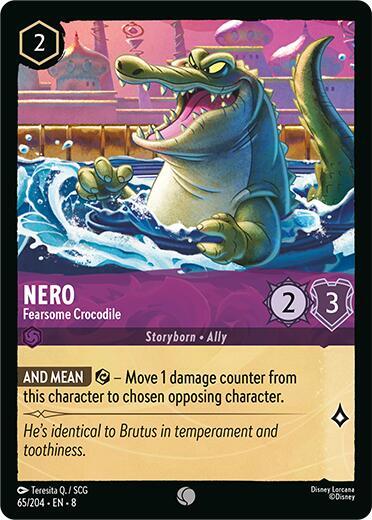 Nero - Fearsome Crocodile (65/204) [Reign of Jafar] | Jack's On Queen