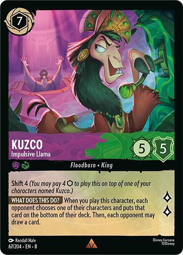 Kuzco - Impulsive Llama (67/204) [Reign of Jafar] | Jack's On Queen