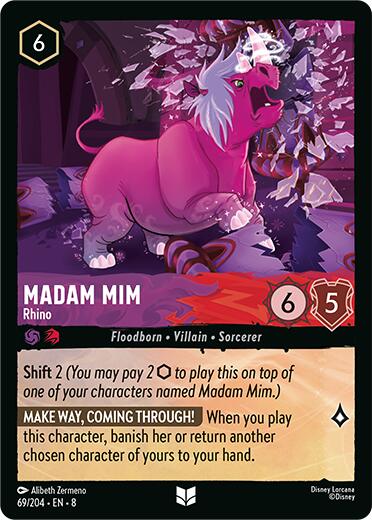 Madam Mim - Rhino (69/204) [Reign of Jafar] | Jack's On Queen