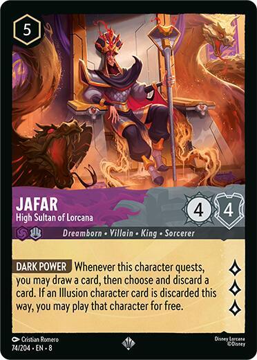 Jafar - High Sultan of Lorcana (74/204) [Reign of Jafar] | Jack's On Queen