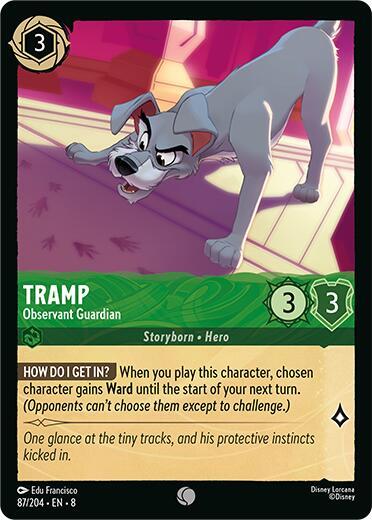 Tramp - Observant Guardian (87/204) [Reign of Jafar] | Jack's On Queen