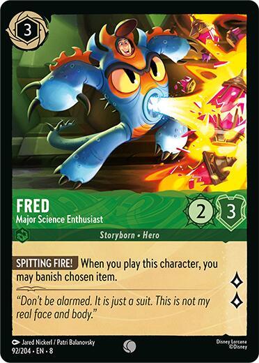 Fred - Major Science Enthusiast (92/204) [Reign of Jafar] | Jack's On Queen