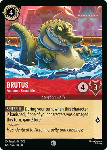Brutus - Fearsome Crocodile (125/204) [Reign of Jafar] | Jack's On Queen