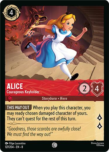 Alice - Courageous Keyholder (127/204) [Reign of Jafar] | Jack's On Queen