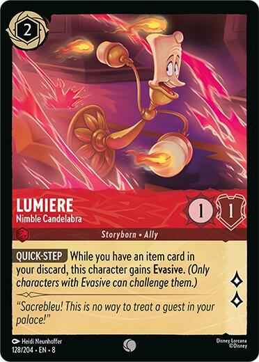 Lumiere - Nimble Candelabra (128/204) [Reign of Jafar] | Jack's On Queen