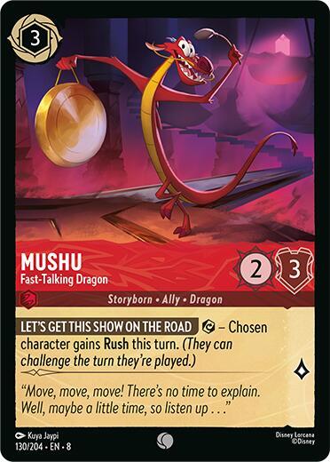 Mushu - Fast-Talking Dragon (130/204) [Reign of Jafar] | Jack's On Queen