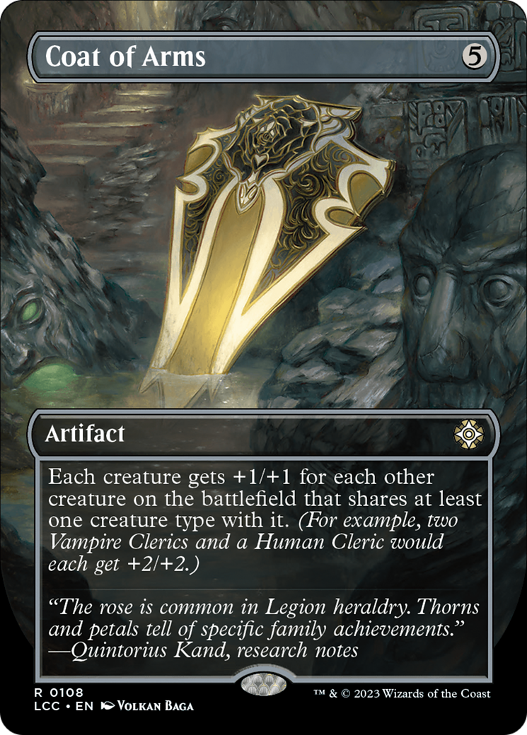 Coat of Arms (Borderless) [The Lost Caverns of Ixalan Commander] | Jack's On Queen