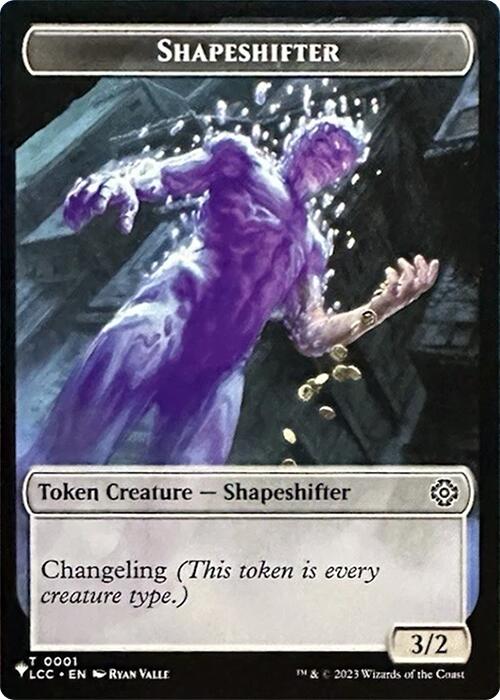 Shapeshifter // Cat Double-Sided Token [Secret Lair Drop Series] | Jack's On Queen