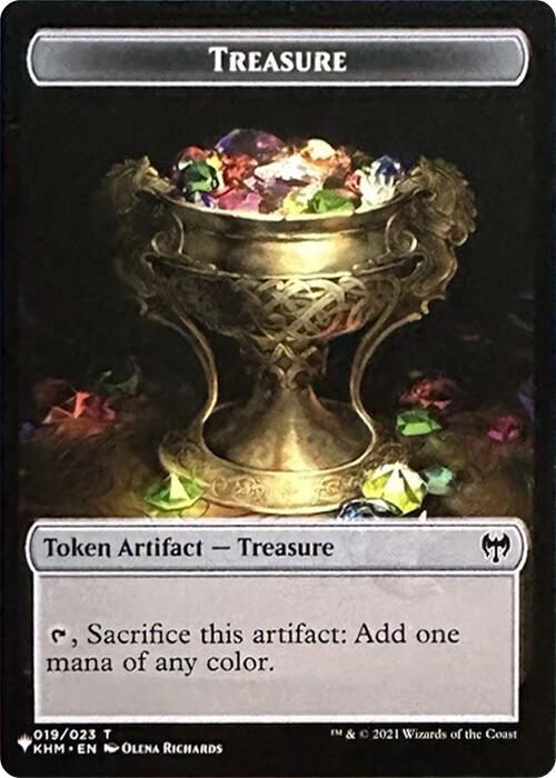 Treasure // Egg Double-Sided Token [Secret Lair Drop Series] | Jack's On Queen
