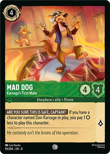 Mad Dog - Karnage's First Mate (93/204) [Reign of Jafar] | Jack's On Queen