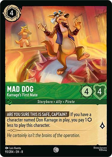 Mad Dog - Karnage's First Mate (93/204) [Reign of Jafar] | Jack's On Queen