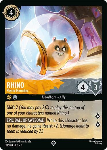 Rhino - Power Hamster (30/204) [Reign of Jafar] | Jack's On Queen