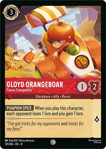 Gloyd Orangeboar - Fierce Competitor (121/204) [Reign of Jafar] | Jack's On Queen