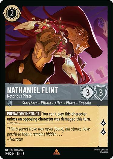 Nathaniel Flint - Notorious Pirate (196/204) [Reign of Jafar] | Jack's On Queen