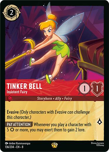 Tinker Bell - Insistent Fairy (136/204) [Reign of Jafar] | Jack's On Queen