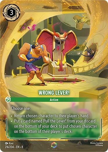 Wrong Lever! (Enchanted) (216/204) [Reign of Jafar] | Jack's On Queen