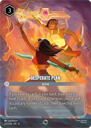 Desperate Plan (Enchanted) (222/204) [Reign of Jafar] | Jack's On Queen