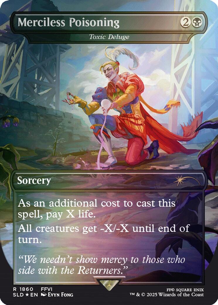Merciless Poisoning - Toxic Deluge (Rainbow Foil) [Secret Lair Drop Series] | Jack's On Queen