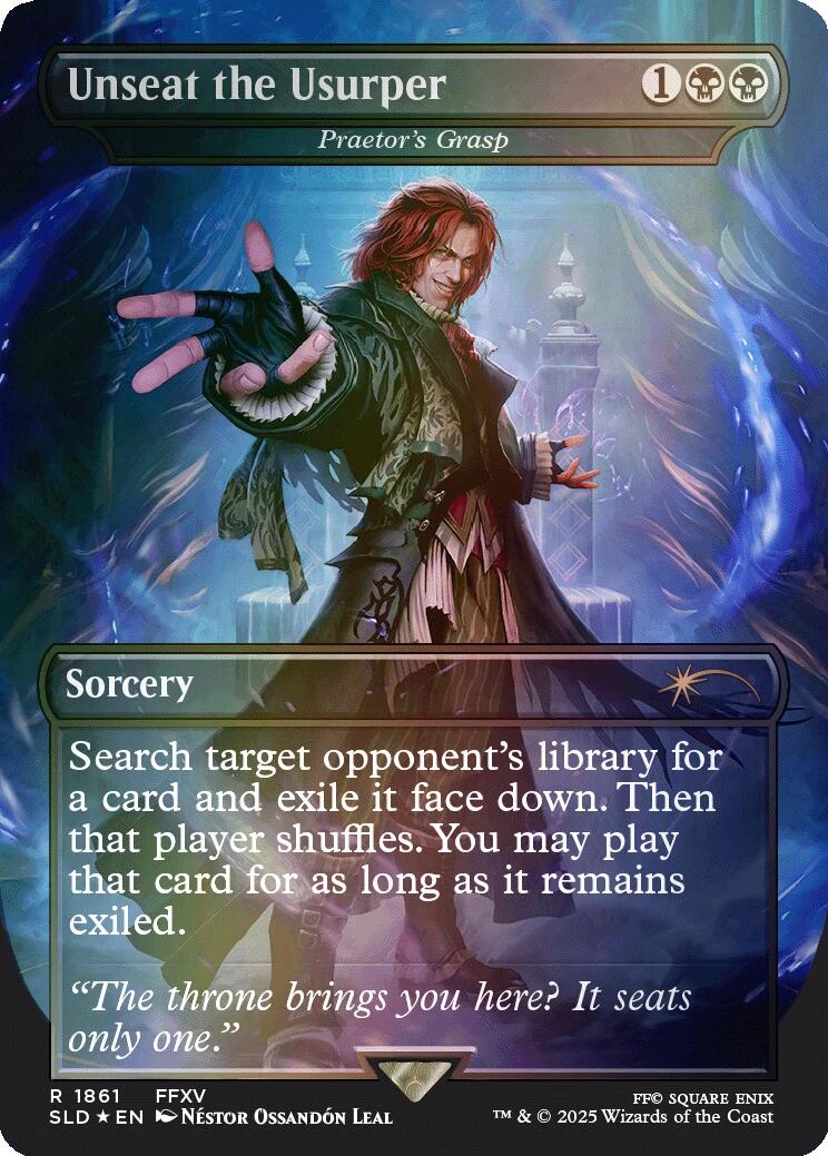 Unseat the Usurper - Praetor's Grasp (Rainbow Foil) [Secret Lair Drop Series] | Jack's On Queen
