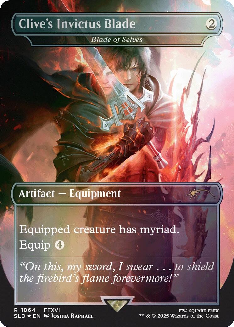 Clive's Invictus Blade - Blade of Selves (Rainbow Foil) [Secret Lair Drop Series] | Jack's On Queen