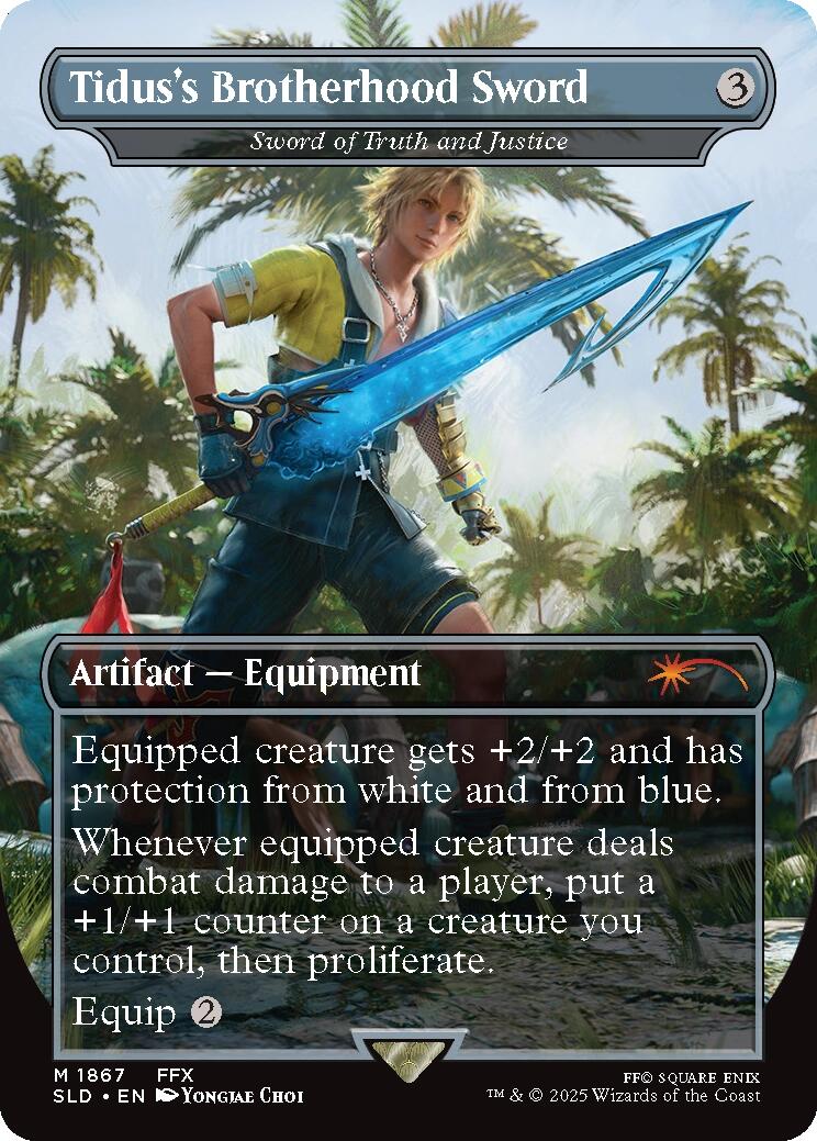 Tidus's Brotherhood Sword - Sword of Truth and Justice [Secret Lair Drop Series] | Jack's On Queen