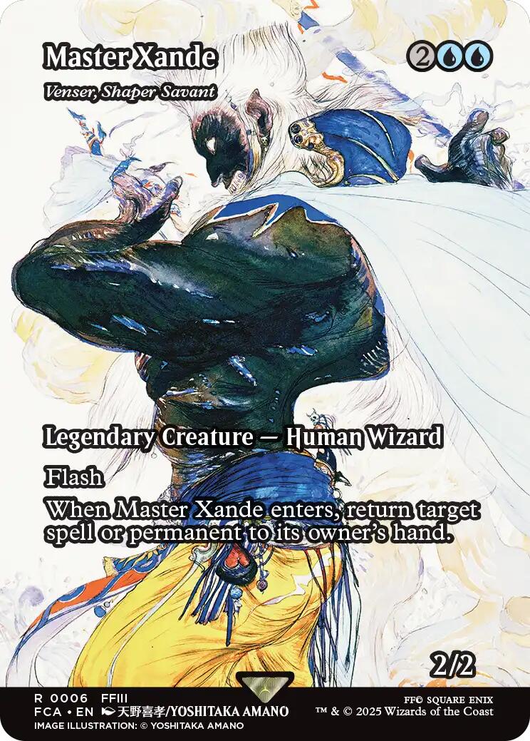Master Xande - Venser, Shaper Savant (Showcase) [FINAL FANTASY : Through the Ages] | Jack's On Queen