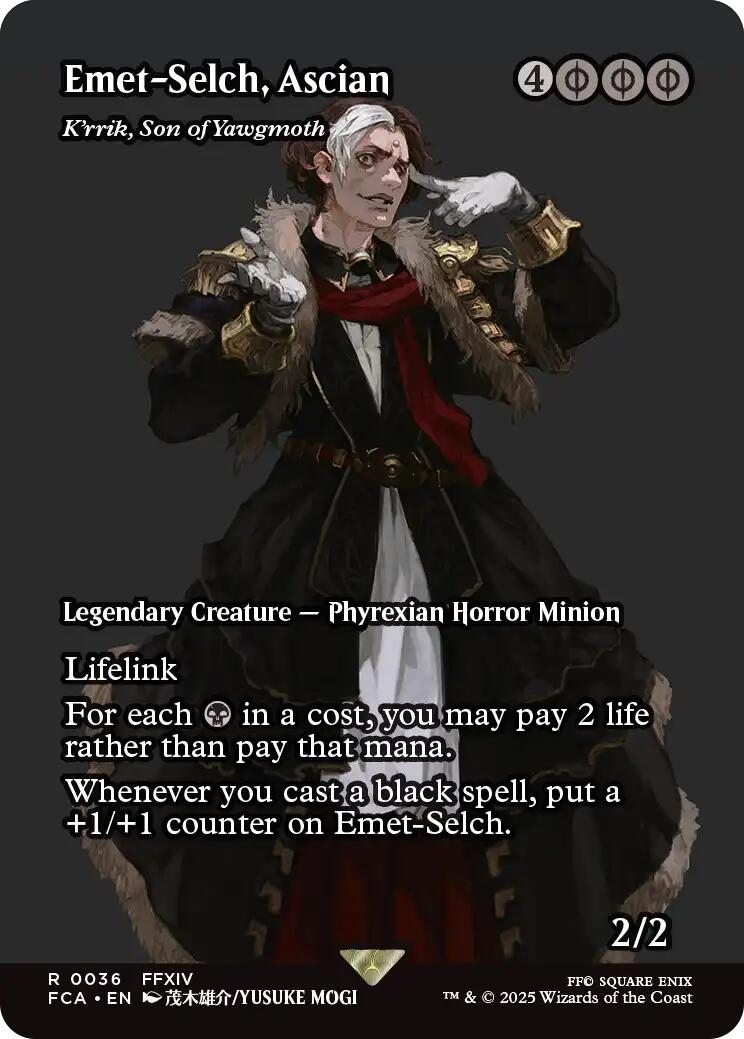 Emet-Selch, Ascian - K'rrik, Son of Yawgmoth (Showcase) [FINAL FANTASY : Through the Ages] | Jack's On Queen